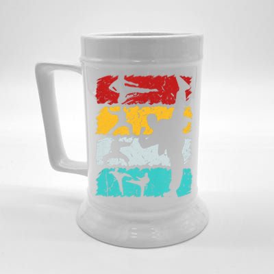 Vintage Retro Taekwondo Karate Gift Beer Stein