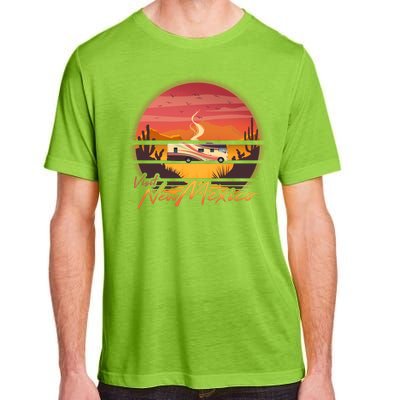 Vintage Retro Travel Visit New Mexico Adult ChromaSoft Performance T-Shirt