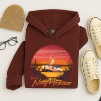 Vintage Retro Travel Visit New Mexico Hoodie