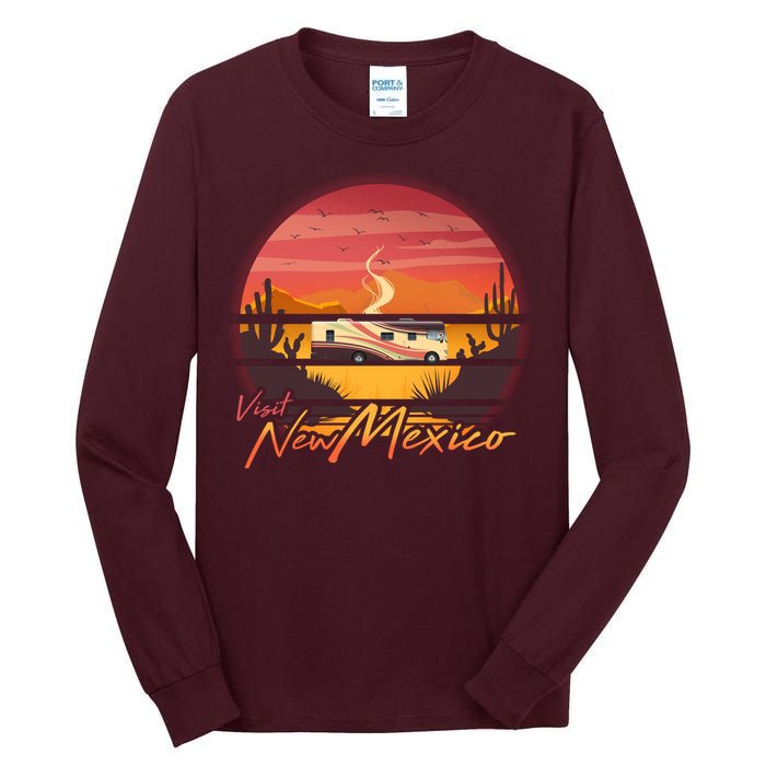 Vintage Retro Travel Visit New Mexico Tall Long Sleeve T-Shirt