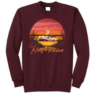 Vintage Retro Travel Visit New Mexico Tall Sweatshirt