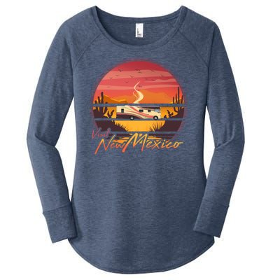 Vintage Retro Travel Visit New Mexico Women's Perfect Tri Tunic Long Sleeve Shirt