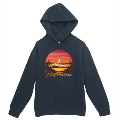 Vintage Retro Travel Visit New Mexico Urban Pullover Hoodie