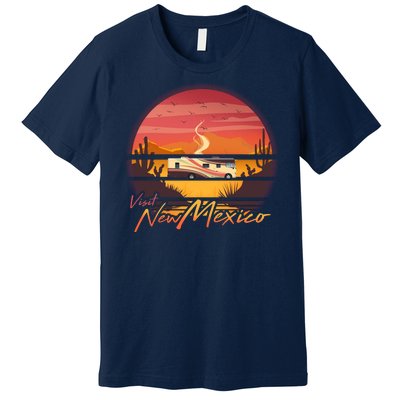 Vintage Retro Travel Visit New Mexico Premium T-Shirt