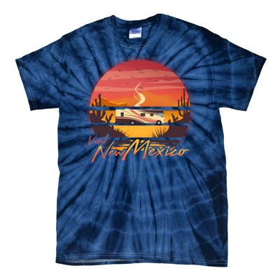 Vintage Retro Travel Visit New Mexico Tie-Dye T-Shirt