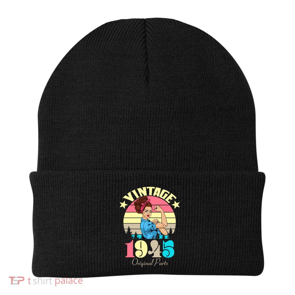 Vintage Rosie The Riveter 1945 Original Parts 80th Birthday Beanie