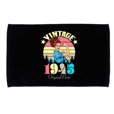 Vintage Rosie The Riveter 1945 Original Parts 80th Birthday Microfiber Hand Towel
