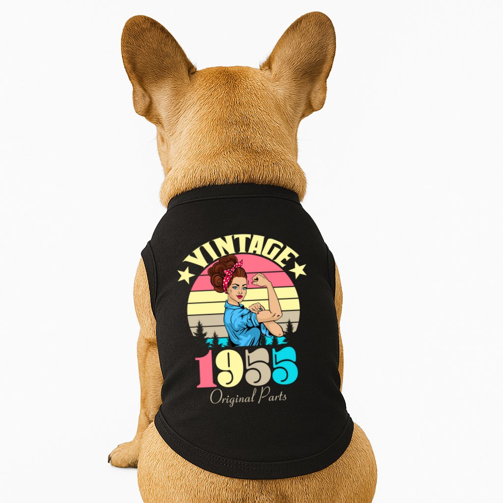 Vintage Rosie The Riveter 1955 Original Parts 70th Birthday Doggie Tank