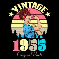 Vintage Rosie The Riveter 1955 Original Parts 70th Birthday Doggie Tank