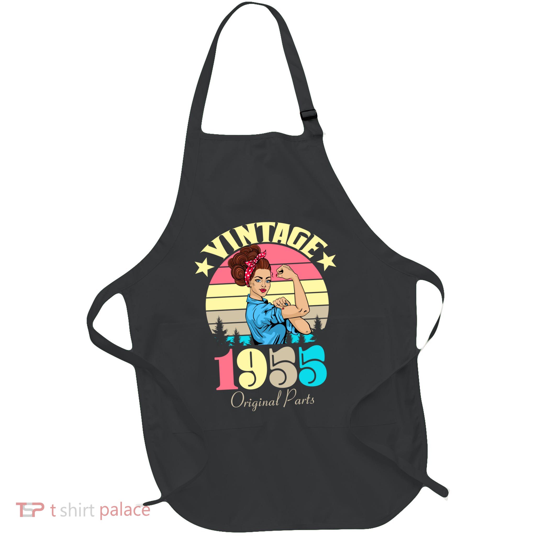 Vintage Rosie The Riveter 1955 Original Parts 70th Birthday Apron