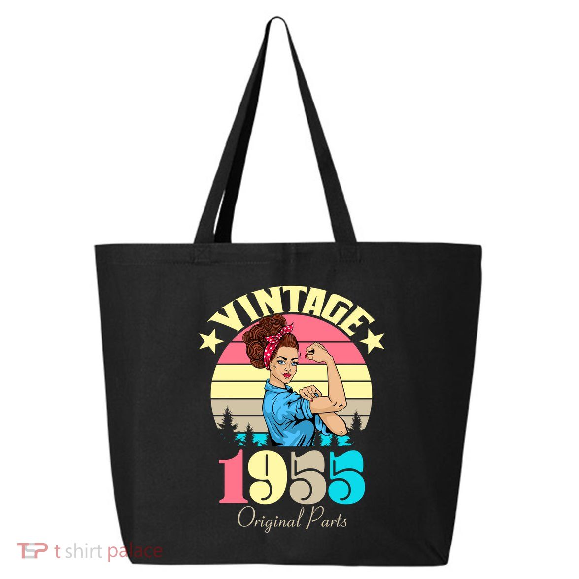 Vintage Rosie The Riveter 1955 Original Parts 70th Birthday 25L Jumbo Tote