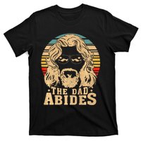 Vintage Retro The Dad Abides Funny Dad Fathers Day T-Shirt