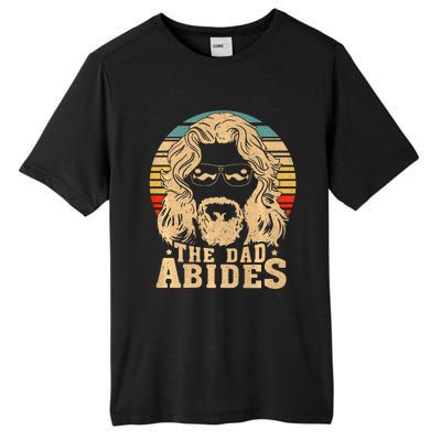 Vintage Retro The Dad Abides Funny Dad Fathers Day Tall Fusion ChromaSoft Performance T-Shirt