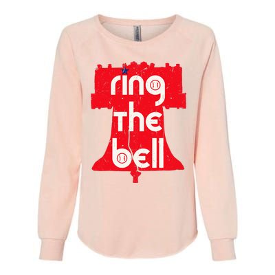 Vintage Ring The Bell Philadelphia Philly Jawn Christmas Womens California Wash Sweatshirt