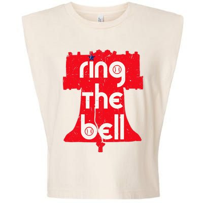 Vintage Ring The Bell Philadelphia Philly Jawn Christmas Garment-Dyed Women's Muscle Tee