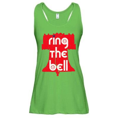 Vintage Ring The Bell Philadelphia Philly Jawn Christmas Ladies Essential Flowy Tank