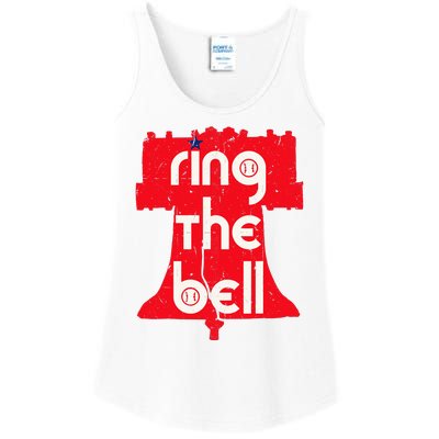 Vintage Ring The Bell Philadelphia Philly Jawn Christmas Ladies Essential Tank