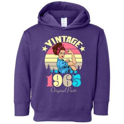 Vintage Rosie The Riveter 1965 Original Parts 60th Birthday Toddler Hoodie