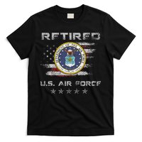 Vintage Retired Us Veteran Patriotic Gift T-Shirt