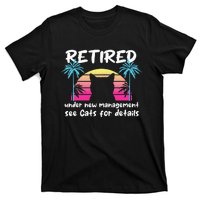 Vintage Retired Under New Management See Cats For Details T-Shirt