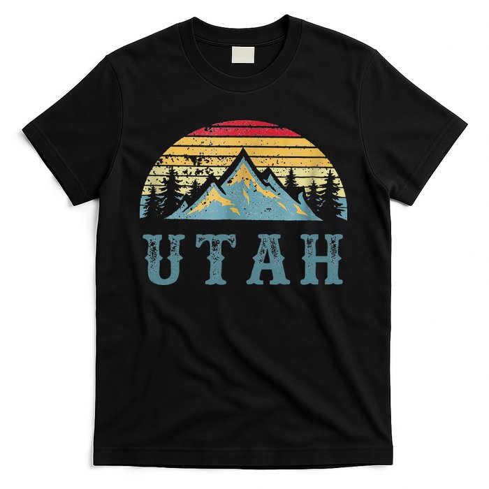 Vintage Retro UT Utah U.S. Mountain State tee T-Shirt