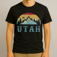 Vintage Retro UT Utah U.S. Mountain State tee T-Shirt