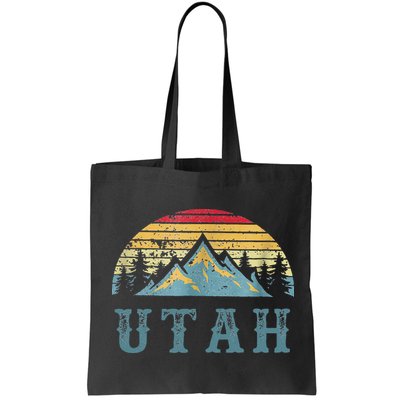 Vintage Retro UT Utah U.S. Mountain State tee Bag