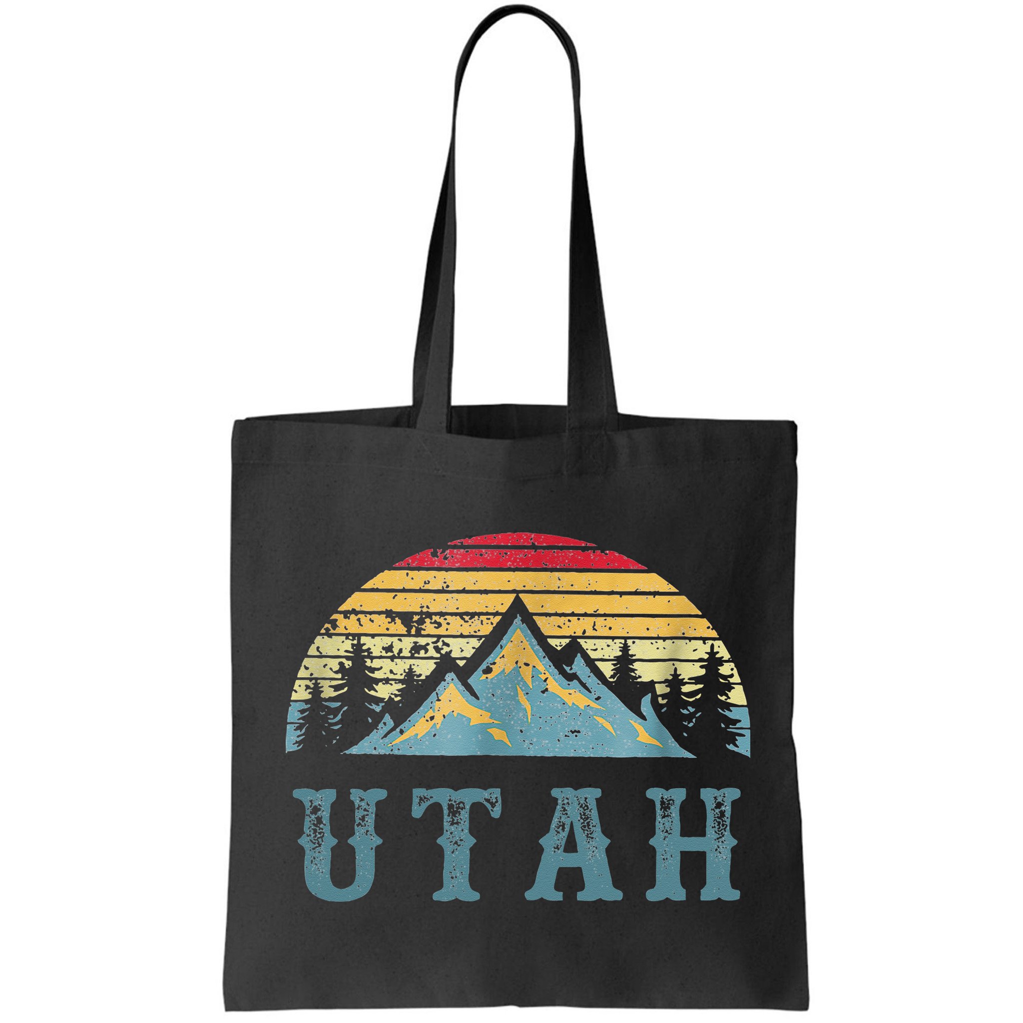 Vintage Retro UT Utah U.S. Mountain State tee Bag