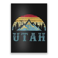 Vintage Retro UT Utah U.S. Mountain State tee Poster