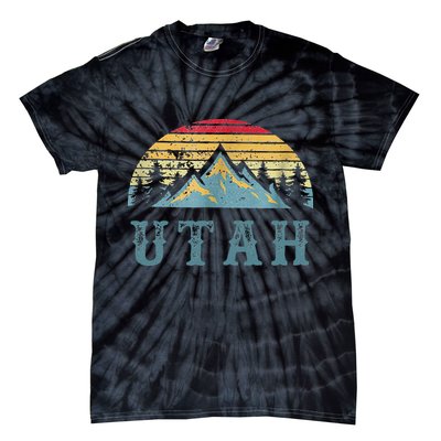 Vintage Retro UT Utah U.S. Mountain State tee Tie-Dye T-Shirt