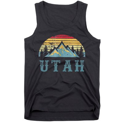 Vintage Retro UT Utah U.S. Mountain State tee Tank Top