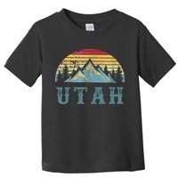 Vintage Retro UT Utah U.S. Mountain State tee Toddler T-Shirt