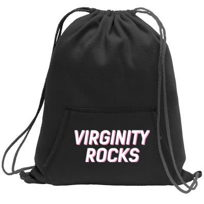 Virginity Rocks Sweatshirt Cinch Pack Bag