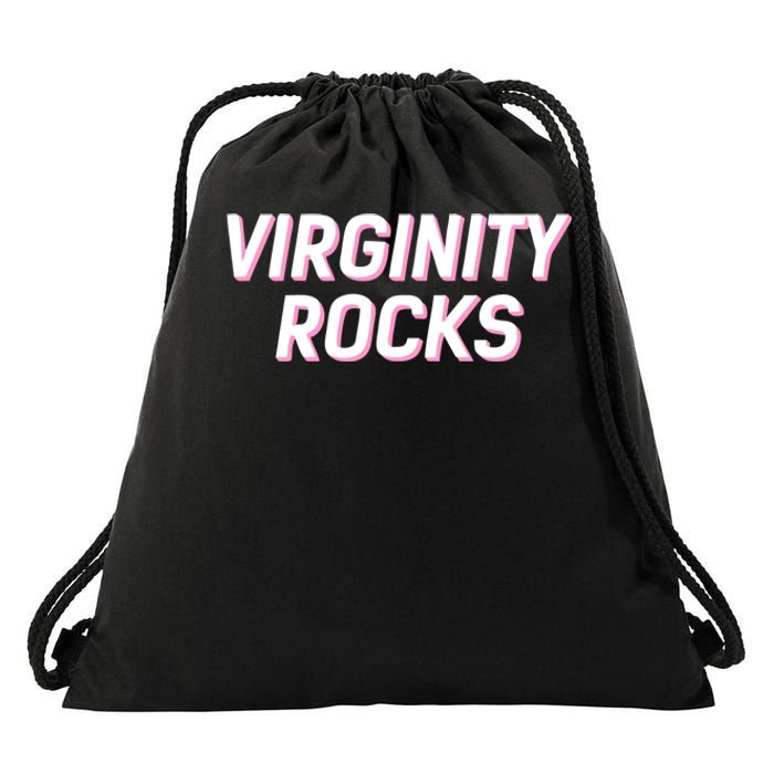 Virginity Rocks Drawstring Bag