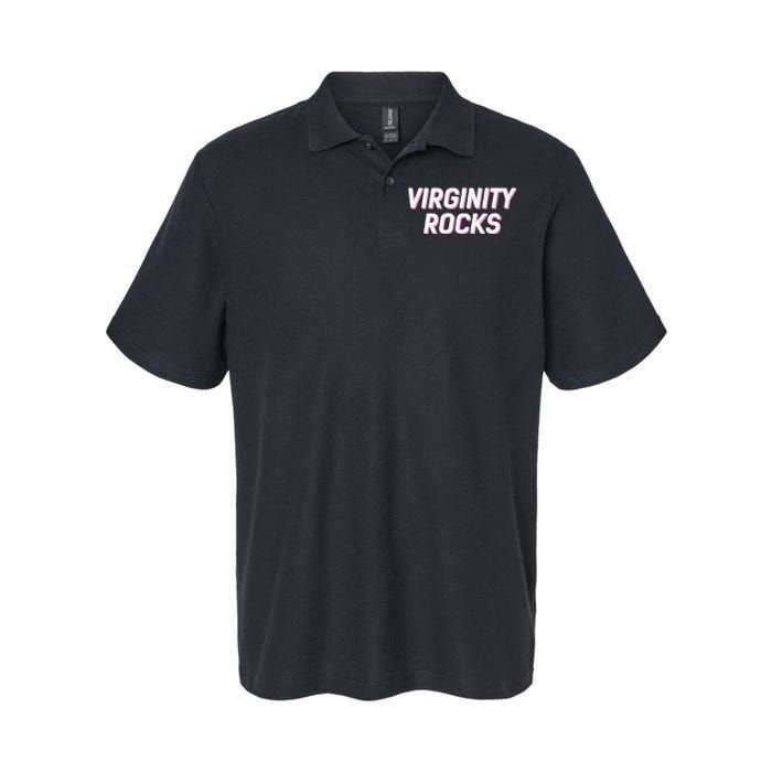 Virginity Rocks Softstyle Adult Sport Polo