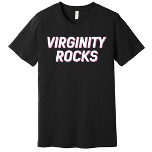 Virginity Rocks Premium T-Shirt