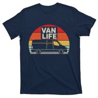 Vintage Retro Vanlife Camper Van Life Meaningful T-Shirt