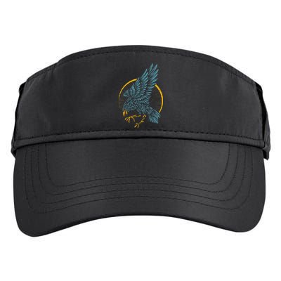 Vintage Raven Adult Drive Performance Visor