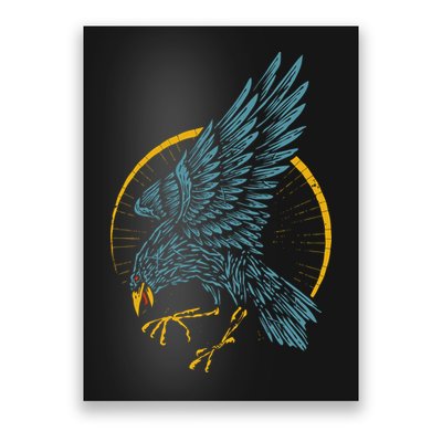 Vintage Raven Poster