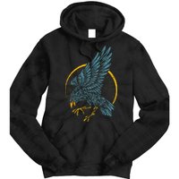 Vintage Raven Tie Dye Hoodie