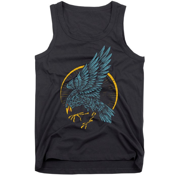 Vintage Raven Tank Top