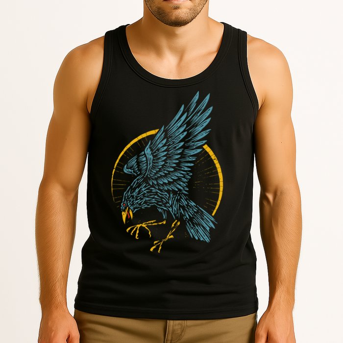Vintage Raven Tank Top