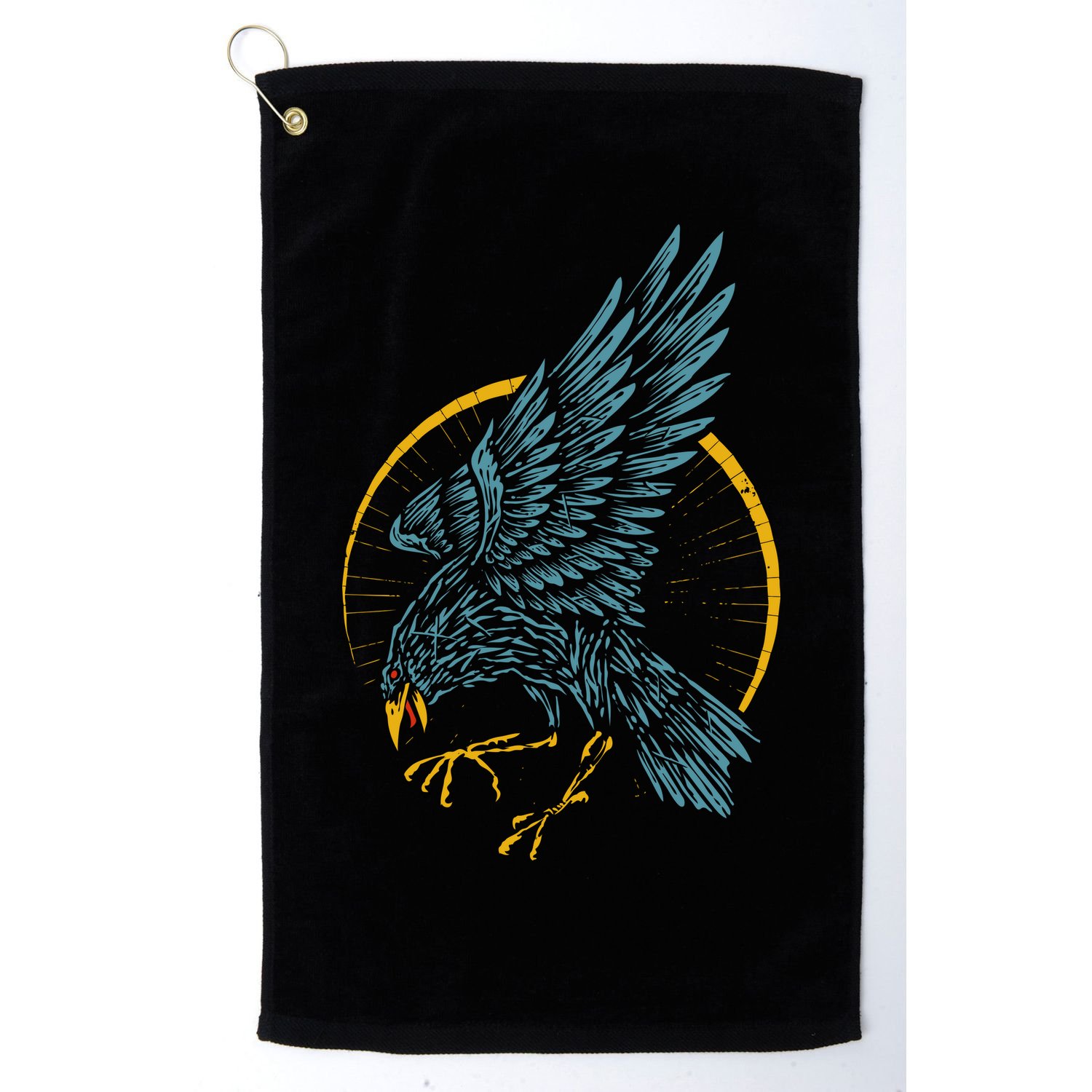 Vintage Raven Golf Towel