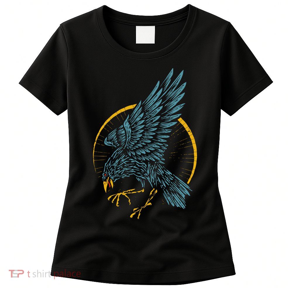 Vintage Raven Womens T-Shirt