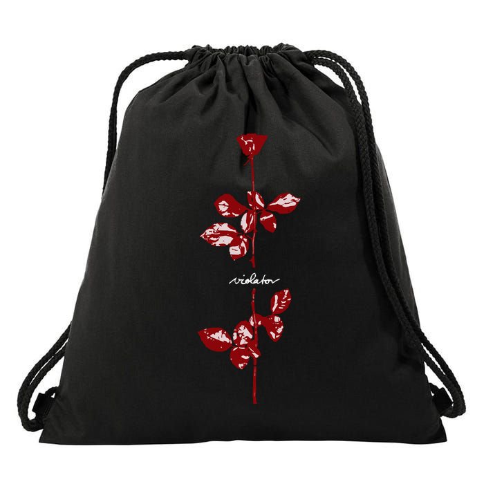 Violator Red Drawstring Bag