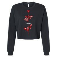 Violator Red Cropped Pullover Crew
