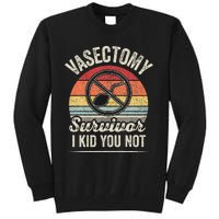 Vintage Retro Vasectomy Survivor Tall Sweatshirt