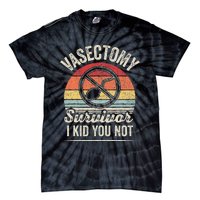 Vintage Retro Vasectomy Survivor Tie-Dye T-Shirt