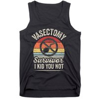 Vintage Retro Vasectomy Survivor Tank Top