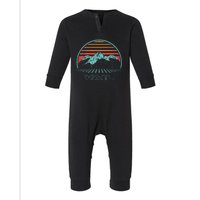 Vail Retro Vintage 80s Style Infant Fleece One Piece